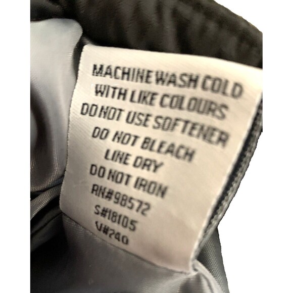 Steve & Barry's Women's Medium Double Down Puffer Jacket Coat Black Full Zip NWT - Picture 7 of 8